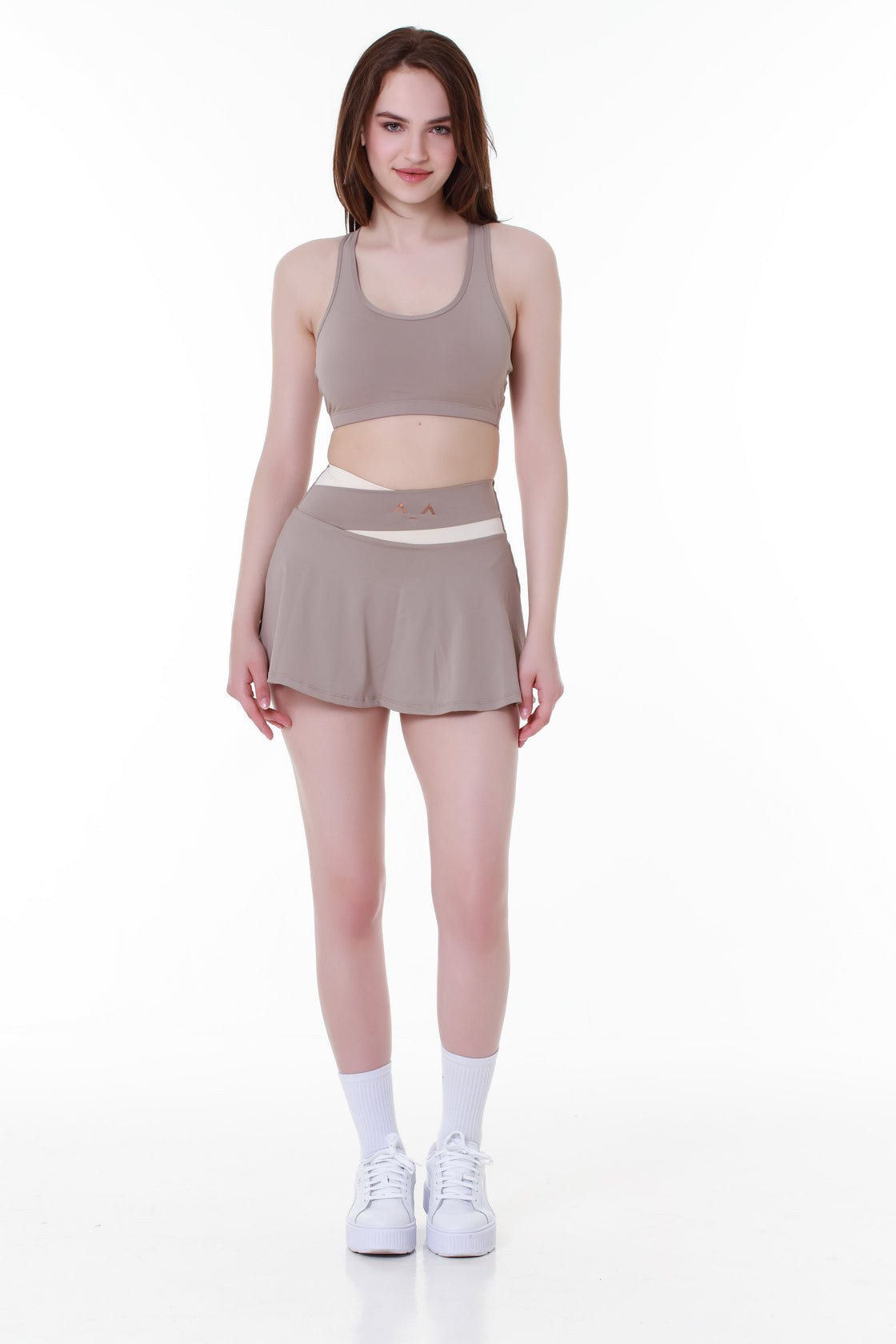 Beige Court Tennis Skirt