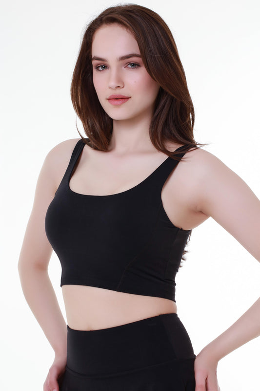 Performance Black Sports Top