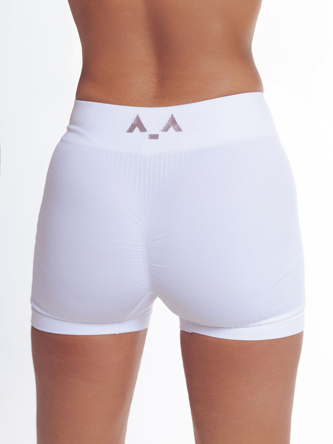 Urban Ride Knitted White Cycling Shorts