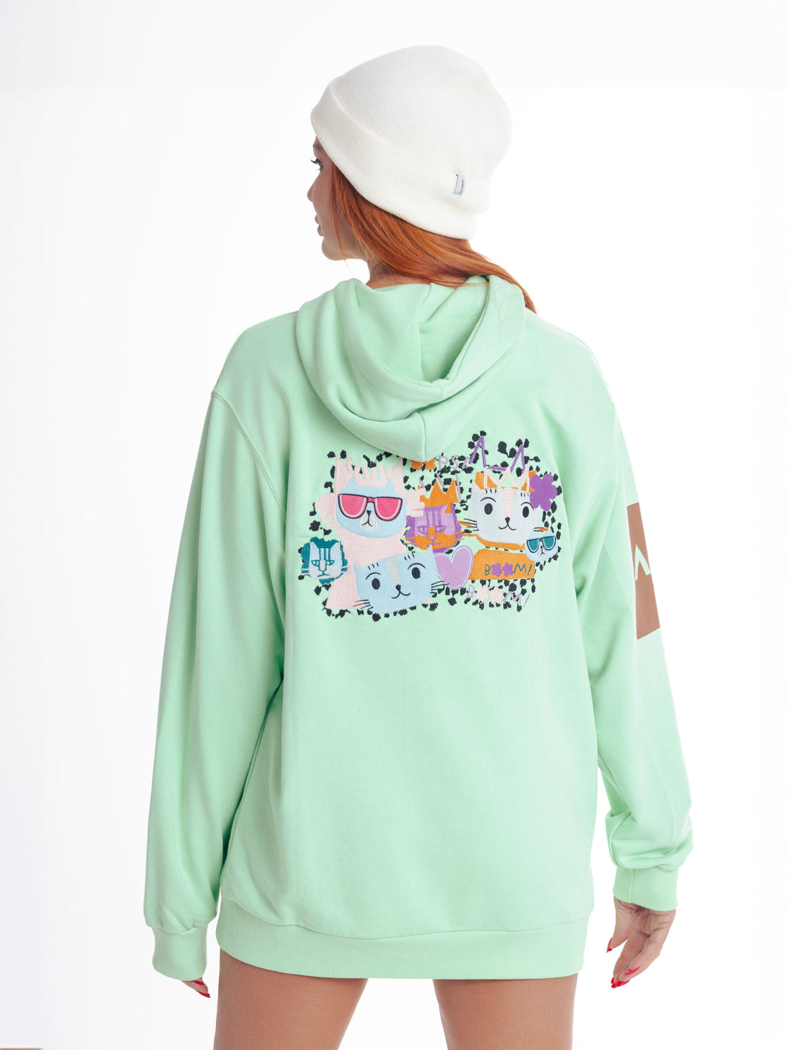 Oversized Mint Hoodie