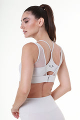 Pure White Cross-Back Top