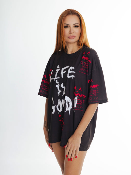 Gilded Life Black T-Shirt