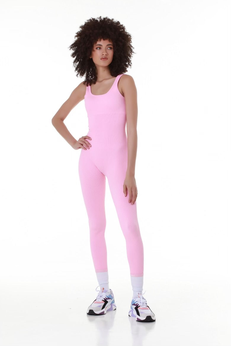 Contemporary Elegance Pink Jumpsuit