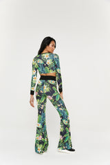 JunglePrint High Waisted Bootcut Leggings