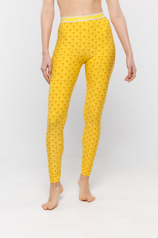 Yellow High Waisted Signature Leggings