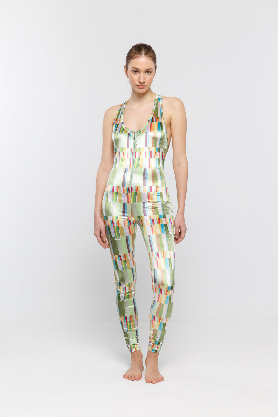 VelvetPrint One Piece Jumpsuit