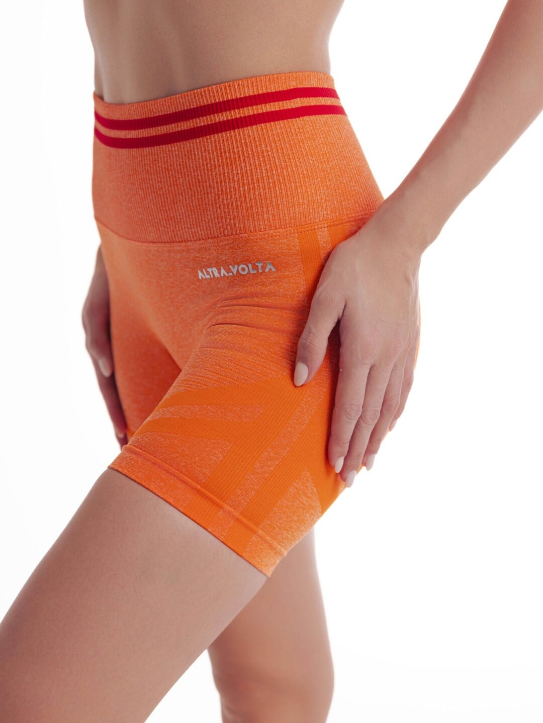 Sunburst Glide Gear Elastic Biking Orange shorts