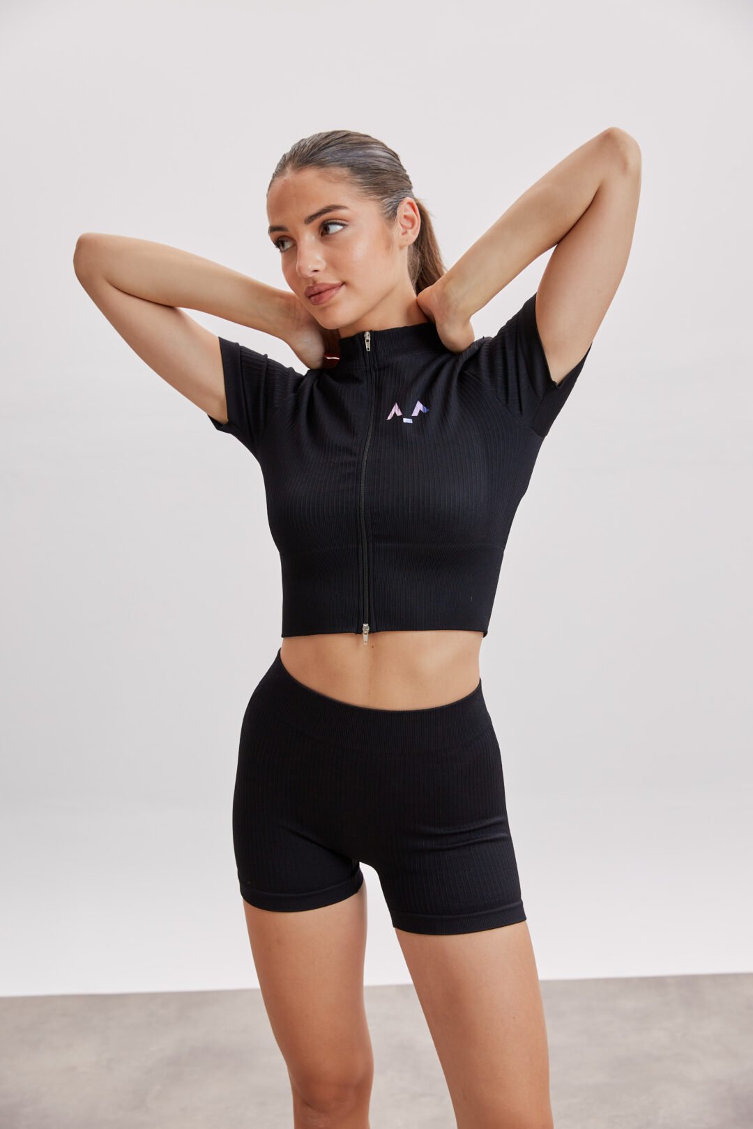 Urban Ride Knitted White Cycling Shorts